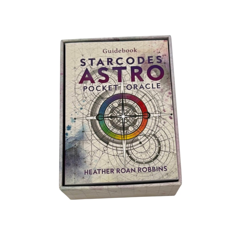 Hay House Starcodes Astro Pocket Oracle 56-Card Deck Multicolor Astrology Guide‎